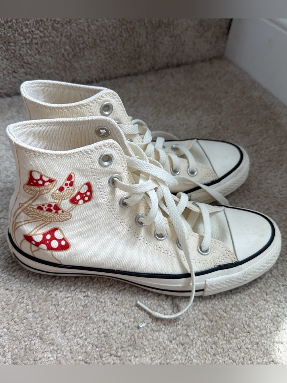 Converse All Star Mushroom Design